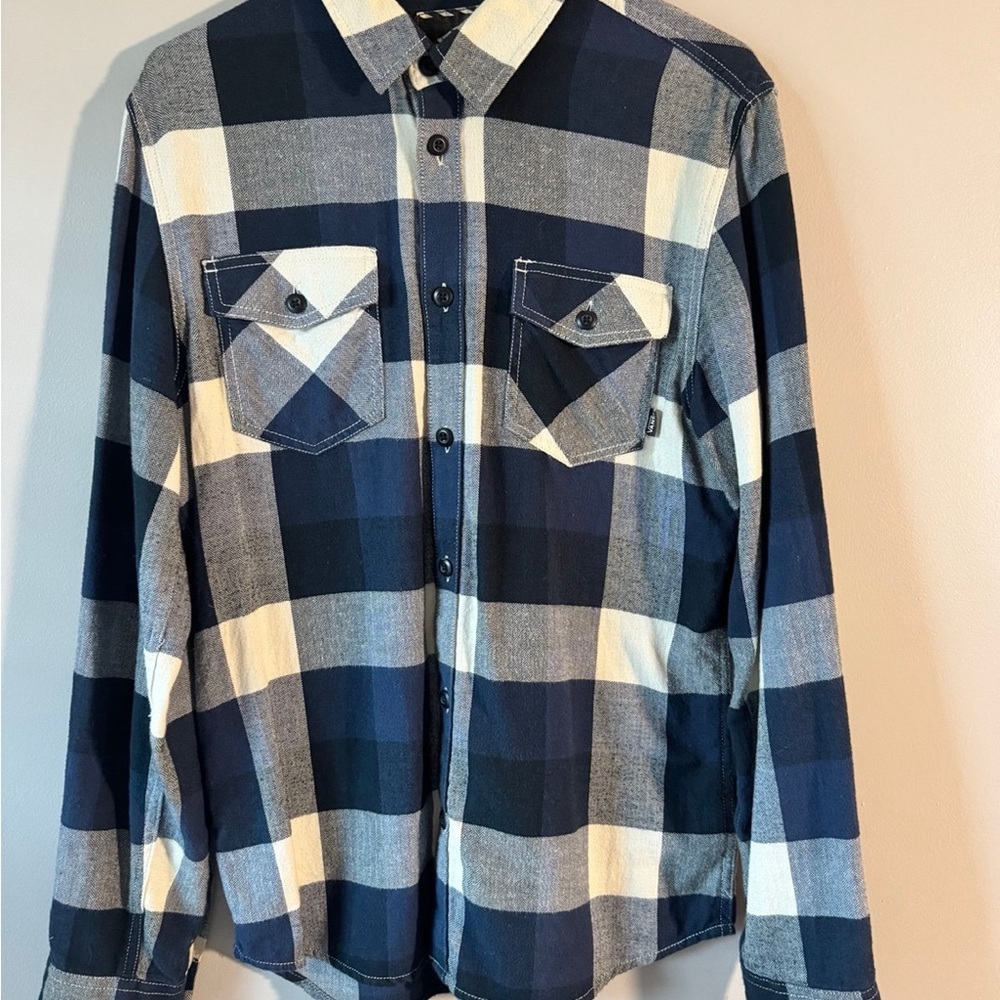 Vans Off the Wall Men’s Medium Plaid Flannel Shirt